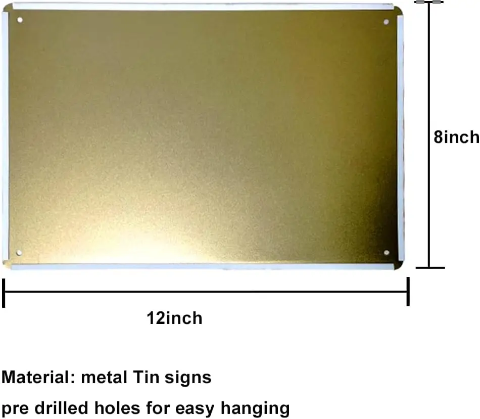 الرجعية تين تسجيل المعادن المشارك خمر جدار ديكور المنزل الحلو المنزل للحانة المطاعم مقهى نادي اللوحة رجل الكهف جدار 8x12 #2