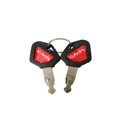 2Pcs Heavy Equipment 459A Key For Kubota U15/30/135/155/161/163 Excavator Digger ELI80-0101 RC411-53933 RC461-53930