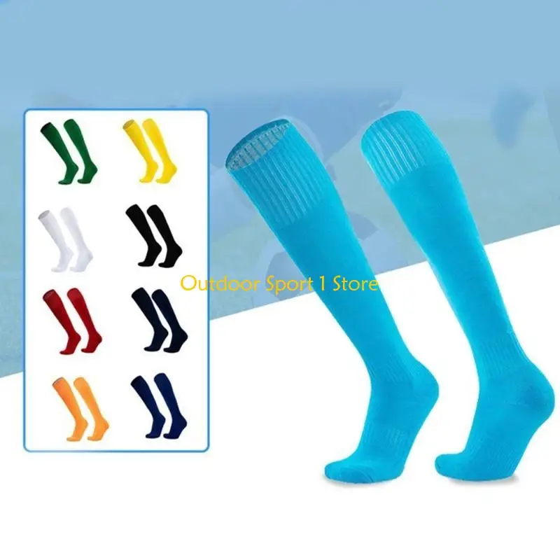 

A0KA Breathable Athletic Socks Sports Socks Solid Color Baseball Socks Knee High Soccer Socks Softball Socks