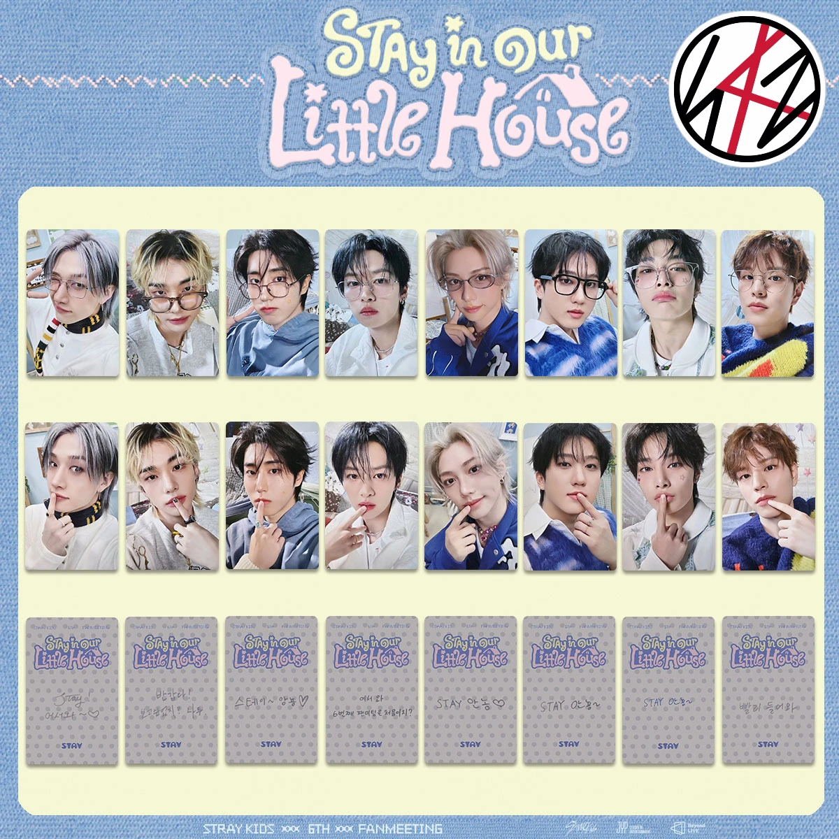 

Stray Kids FANMEETING 8PCS NEW KPOP STAY Our Little House Fan meeting exclusive PC,Freebie photocard,Purchase benefit POB,SKZOO