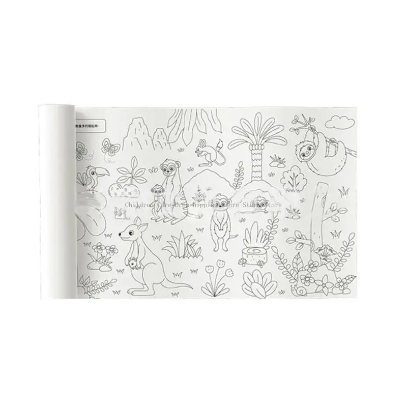 DIY tekenrol Kid kleurpapier speelgoed cadeau voor kinderen DIY teken- en kunstbenodigdheden