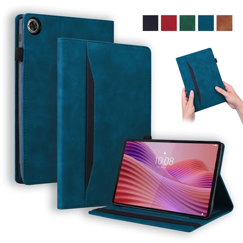 For Lenovo Tab One 8.7 Case Luxury PU Leather Wallet Stand Tablet Coque For Lenovo Tab K9 TB305XU TB305FU Case Funda 8.7 inch