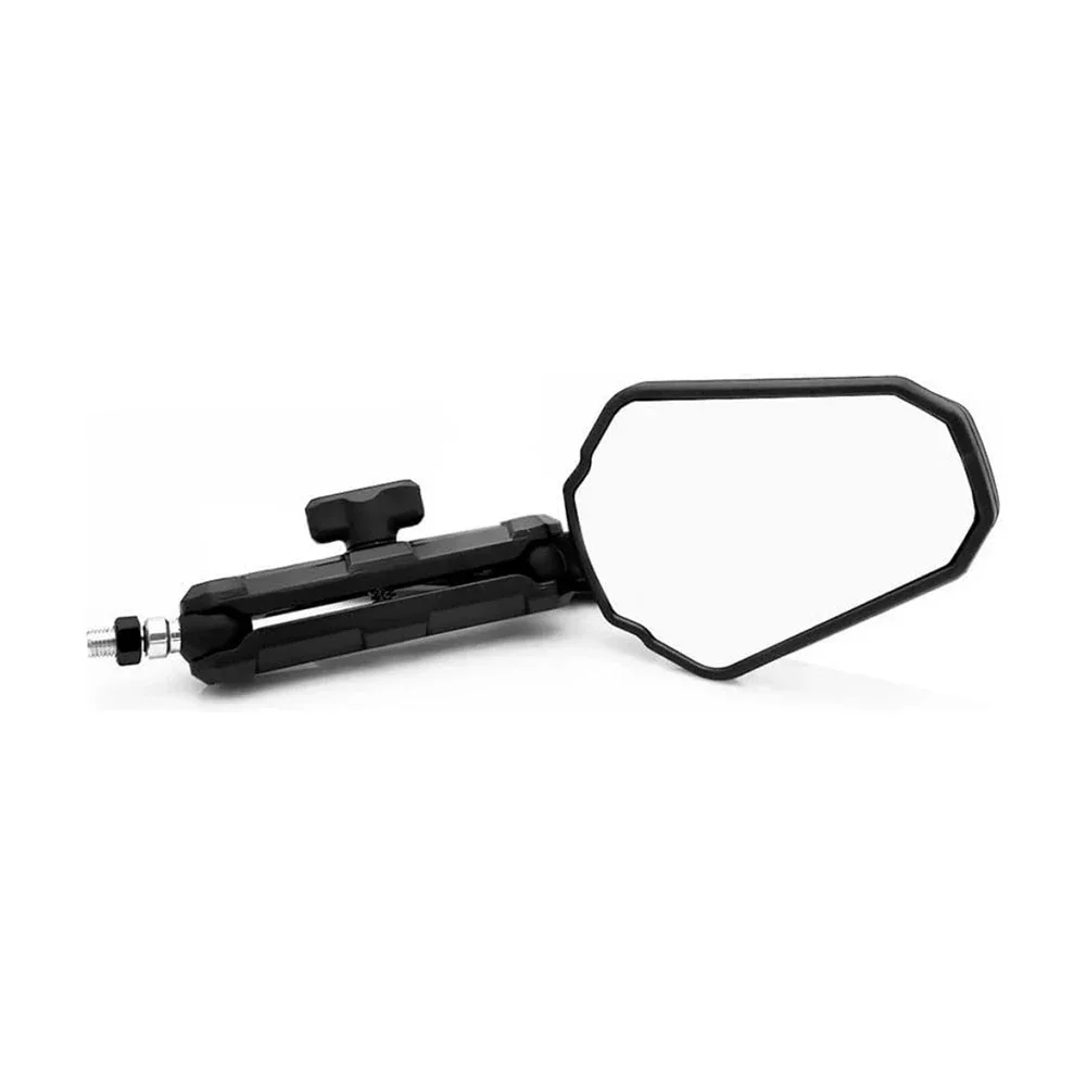 2Pcs Motorcycle Rearview Mirrors Folding 360°Adjustable Side Mirror with Mount Clamp for 7/8" Handlebar Scooter Dirt Street Bike
