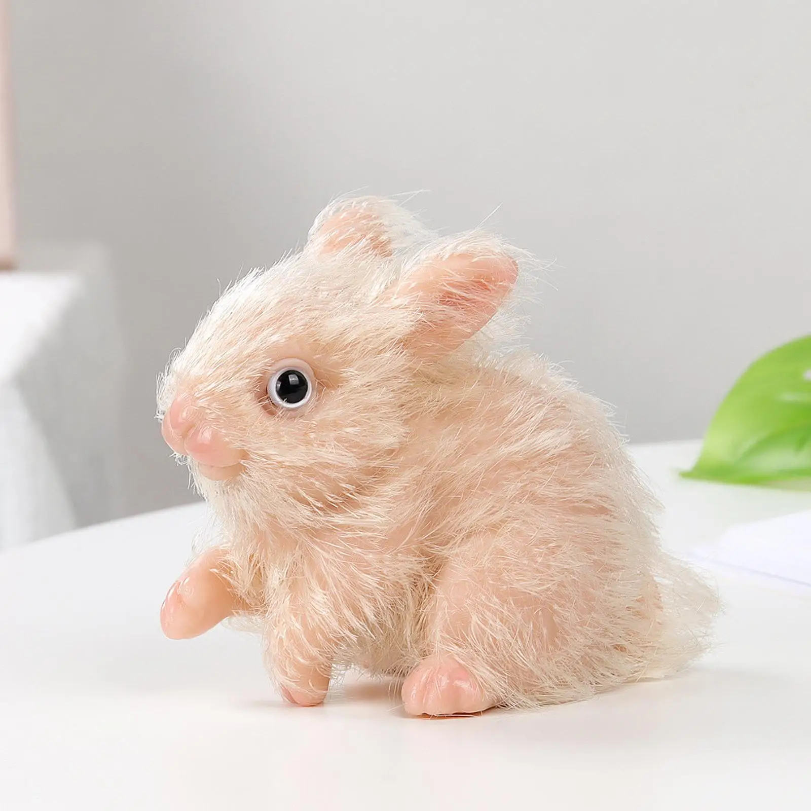 

Reborn Rabbit Animal Doll Toy Lovely Simulation Mini Animal Models Silicone Toy