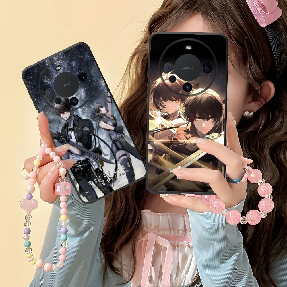 Wuthering Waves Rover Mobile Cell Phone Case for Huawei Mate 60 50 40 30 20 10 Pro Plus Lite E 5G Black Soft Phone Cover Shell