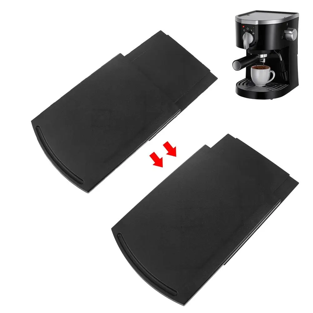 Black Versatile With Wheels Retractable Blender Toaster Sliding Tray Sliding Mat Storage Mat Kitchen Accessories