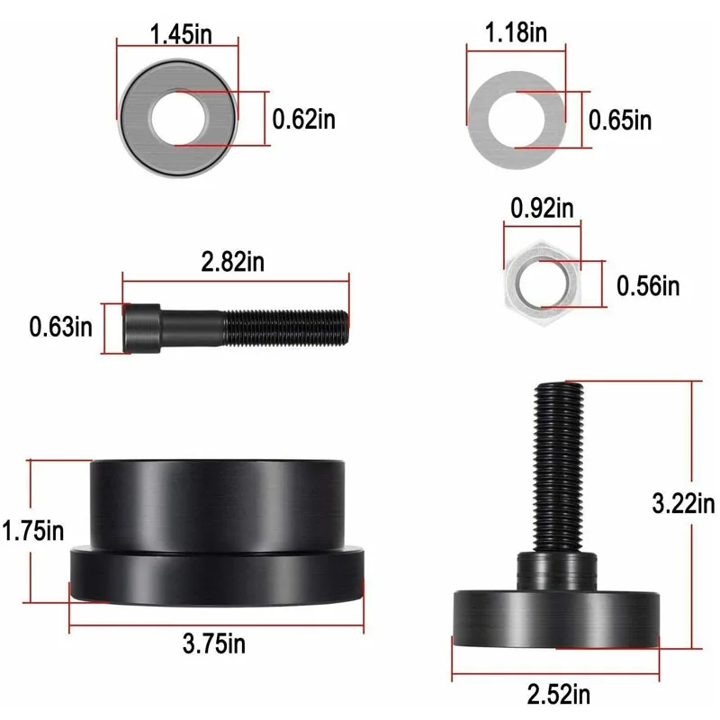 ESUYA Crankshaft Front Seal Installer 303-1259 ZTSE4691 for 2008-2010 Ford 6.4L Powerstroke Diesel F-250/350/450/550