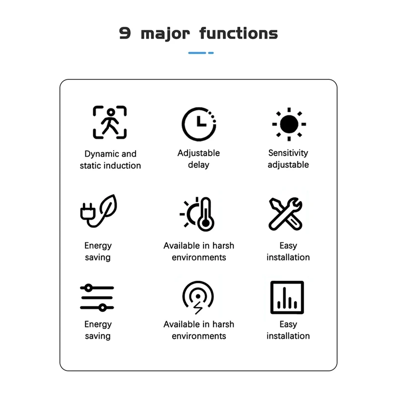 Nuevo Sensor inteligente de presencia humana Mmwave Radar rendimiento confiable ahorro de energía fácil instalación vida inteligente Zigbee Tuy