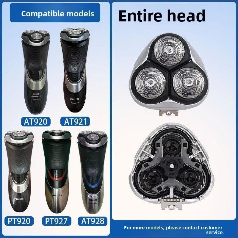 Shaver Replacement Shaving Heads for Philips PT920 PT927 PT870 PT877 PT878 AT830 AT880 AT920 AT928 HQ8240 HQ8260 HQ8270