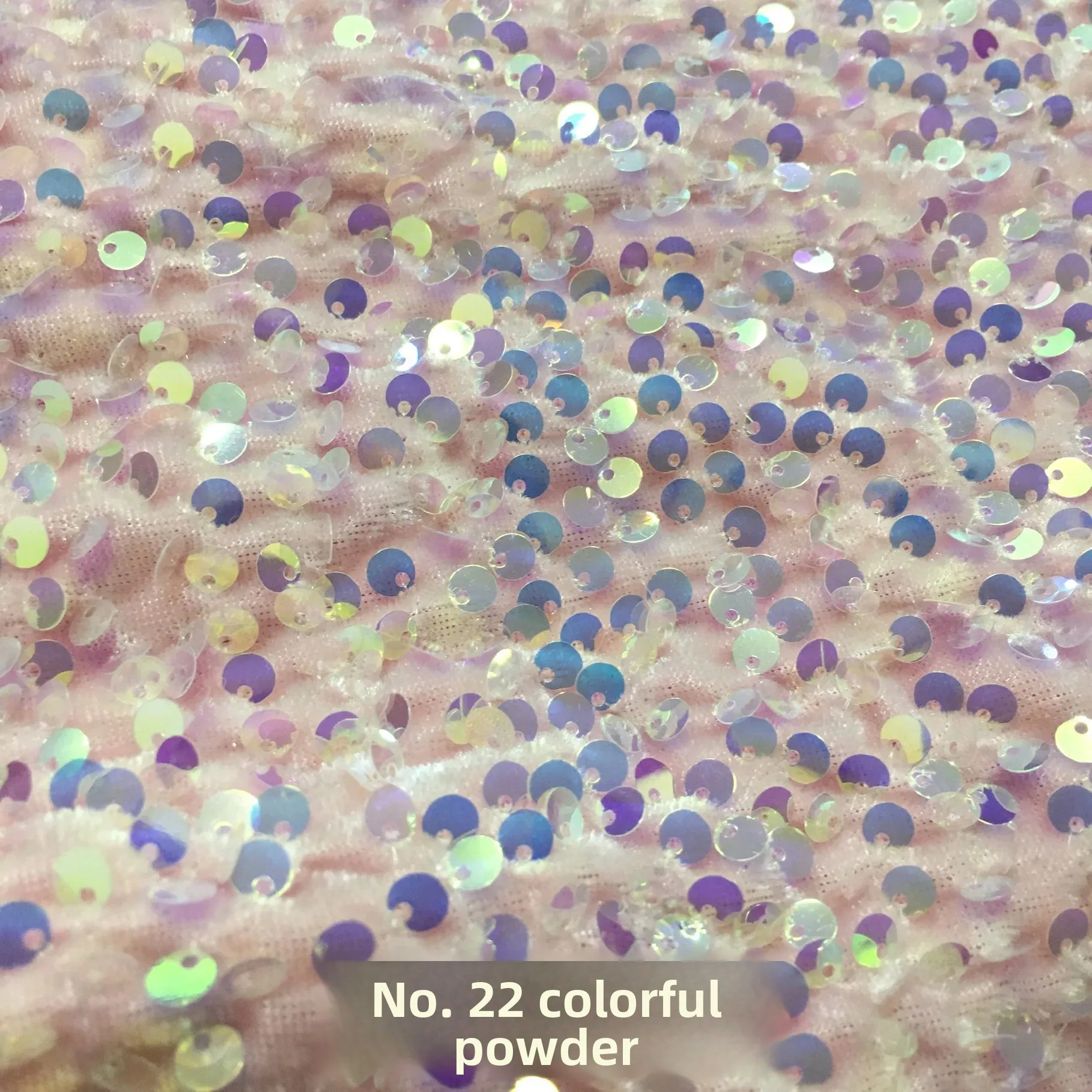 Women's Clothing Diy Sewing Fabric 45 Colors Encrypted 5mm Flannelette Sequins Brightly Stitched Elastic Foam Embroidery