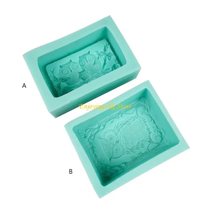 

Q1JB Silicone Molds Owl Chocolate Moulds Cake Decoration Mould for Creative DIY