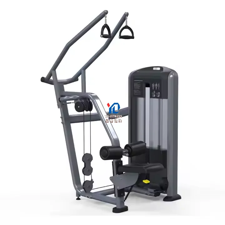 YG FITNESS YG-6020 Streamlined Dual Pulley Back High Row Machine Commercial Gym Equipment Steel 70kg Weight Stack
