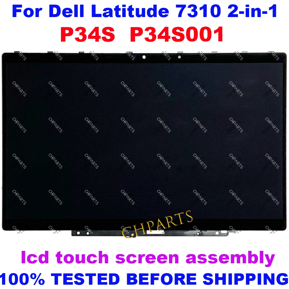 Touch Screen Substituição Assembly Display Panel, Dell Latitude 7310, 2 em 1, P34S, P34S001, 13,3"