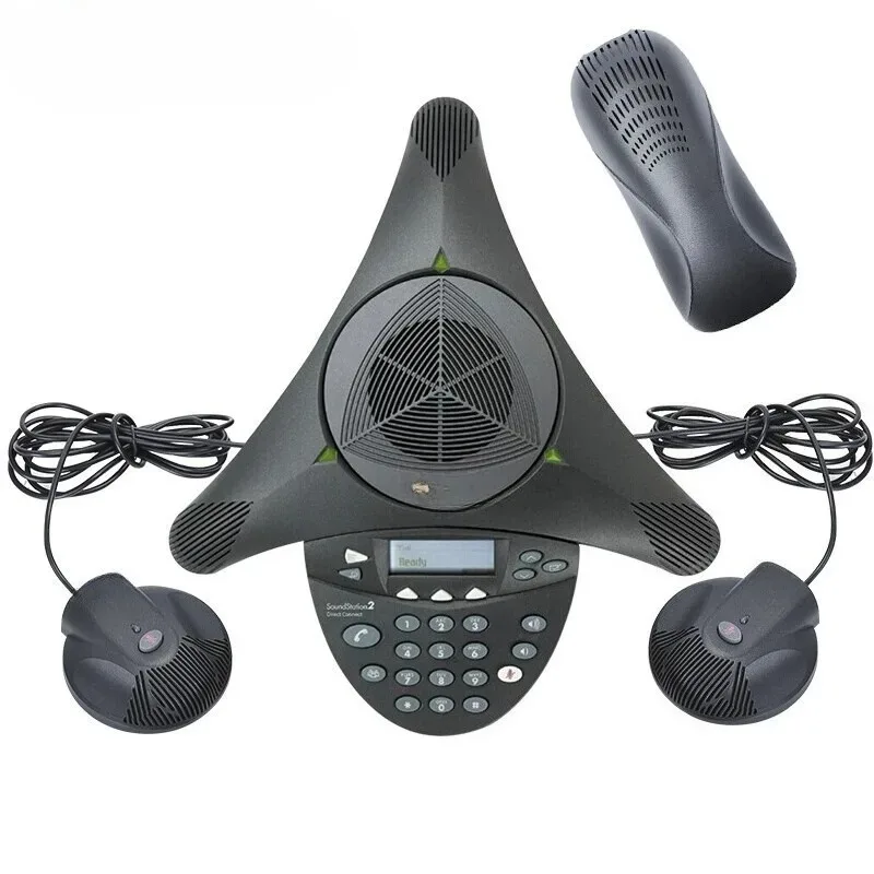 Video conferencing telephone, extended, large conference room