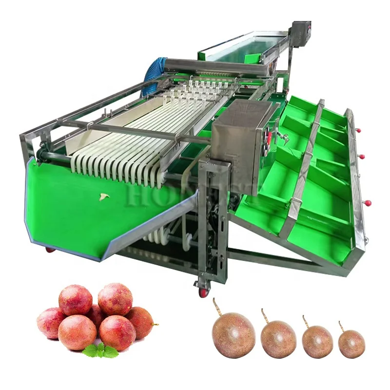 Hot Sale Fruit Sorting And Grading Machine New Condition For Lemons Potatoes Nuts Garlic With PLC Components
