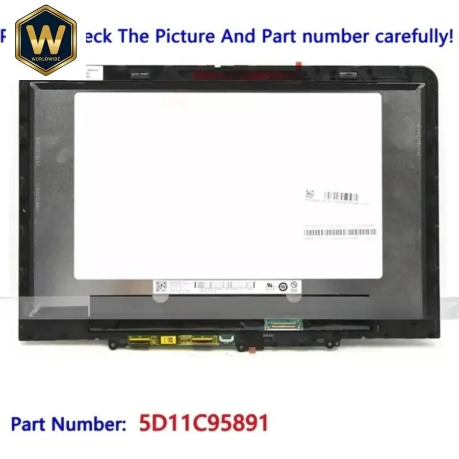 SX For Lenovo 300e Chromebook Gen 3 Touch LCD Screen with Frame 5D11C95891
