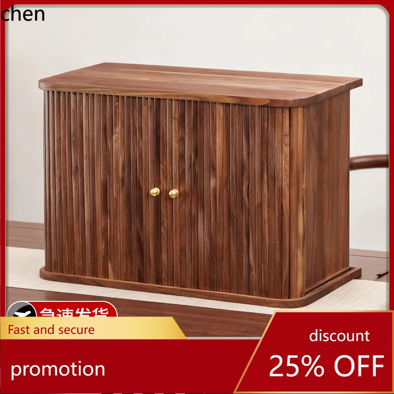 

H1 Solid Wood Dustproof Storage Rack Desktop Storage Cabinet for Home Living Room Cosmetics and Tea Set Storage Cabinet