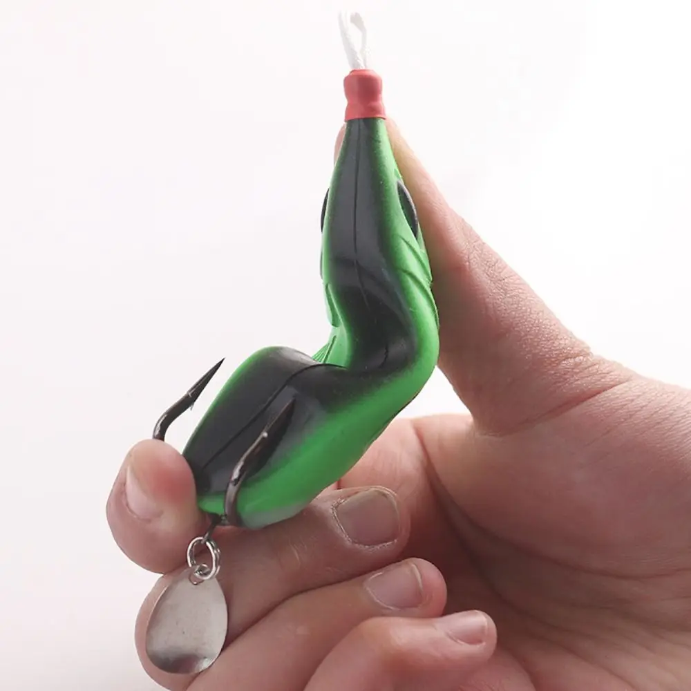 15g 8cm Topwater Soft Frog Fishing Lure Catfish Silicone Artificial Sea Bass Trout Wobblers Crankbait With Hook view 4
