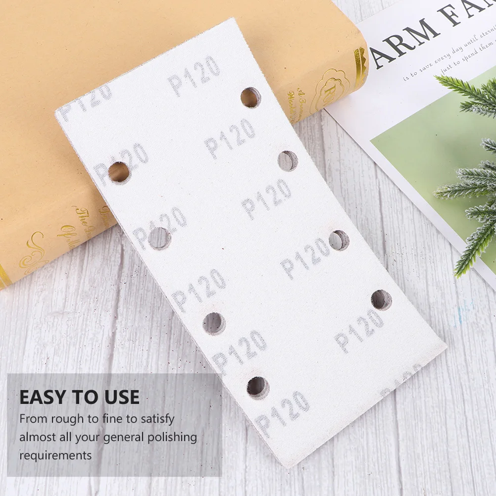 

30pcs Sanding Disc Aluminum Oxide Sandpaper Grit Dry Wood Metal Polishing Self-Stick Sheets For 6-Inch Sanders Durable Grit