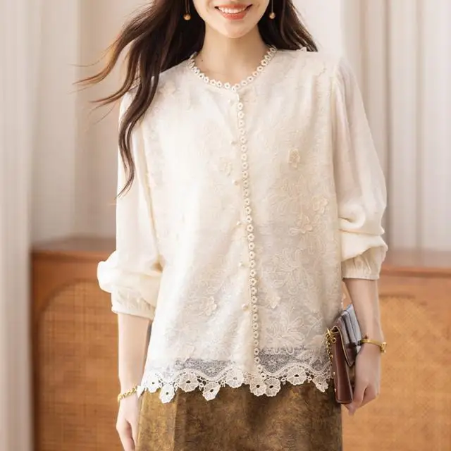 Lace Embroidered Fl…