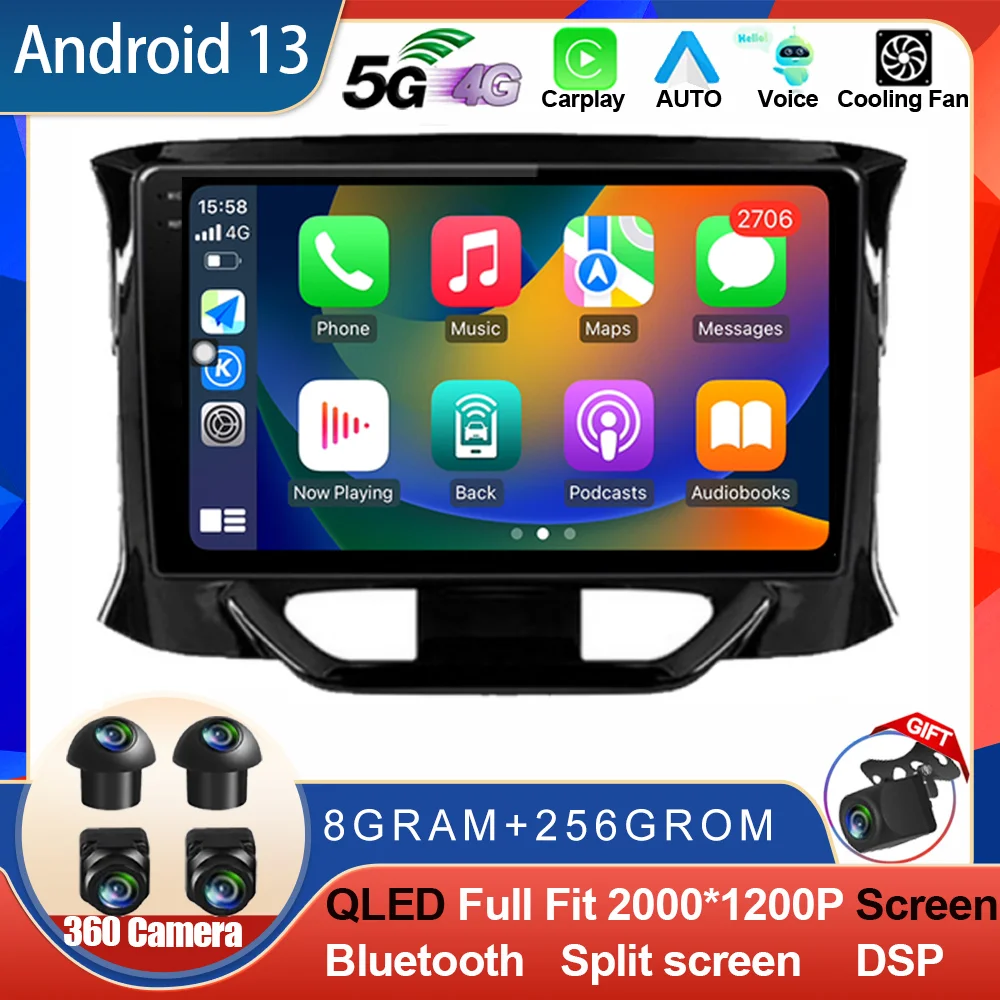 

Android 13 For LADA X Ray Xray 2015 - 2019 Car Radio Player 2Din Multimedia Wireless Carplay No Dvd Navigation SWC DSP BT WIFI