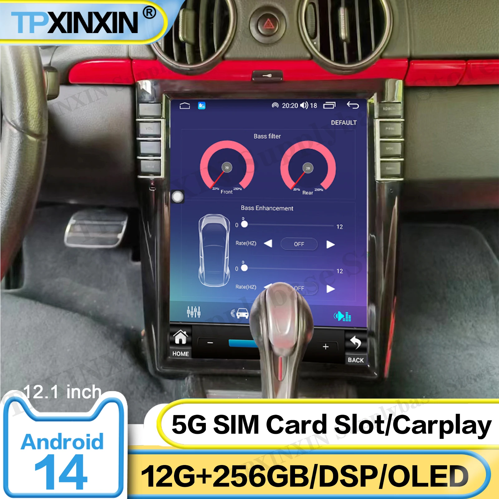 For Porsche Cayman BOXSTER 911 997 2003-2012 Screen Android 13 Car Multimedia Radio GPS Navigation Carplay Stereo IPS Head Unit