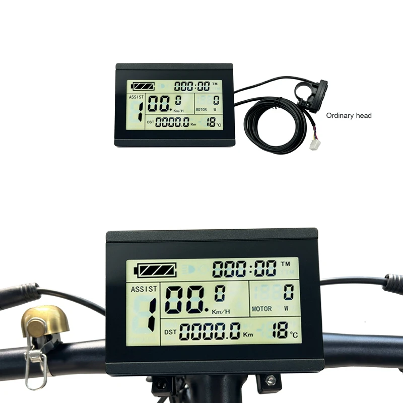 New Practical Controller Kit Electric Bicycle Controller LCD3U Display Sine Wave Controller 36/48V 30A