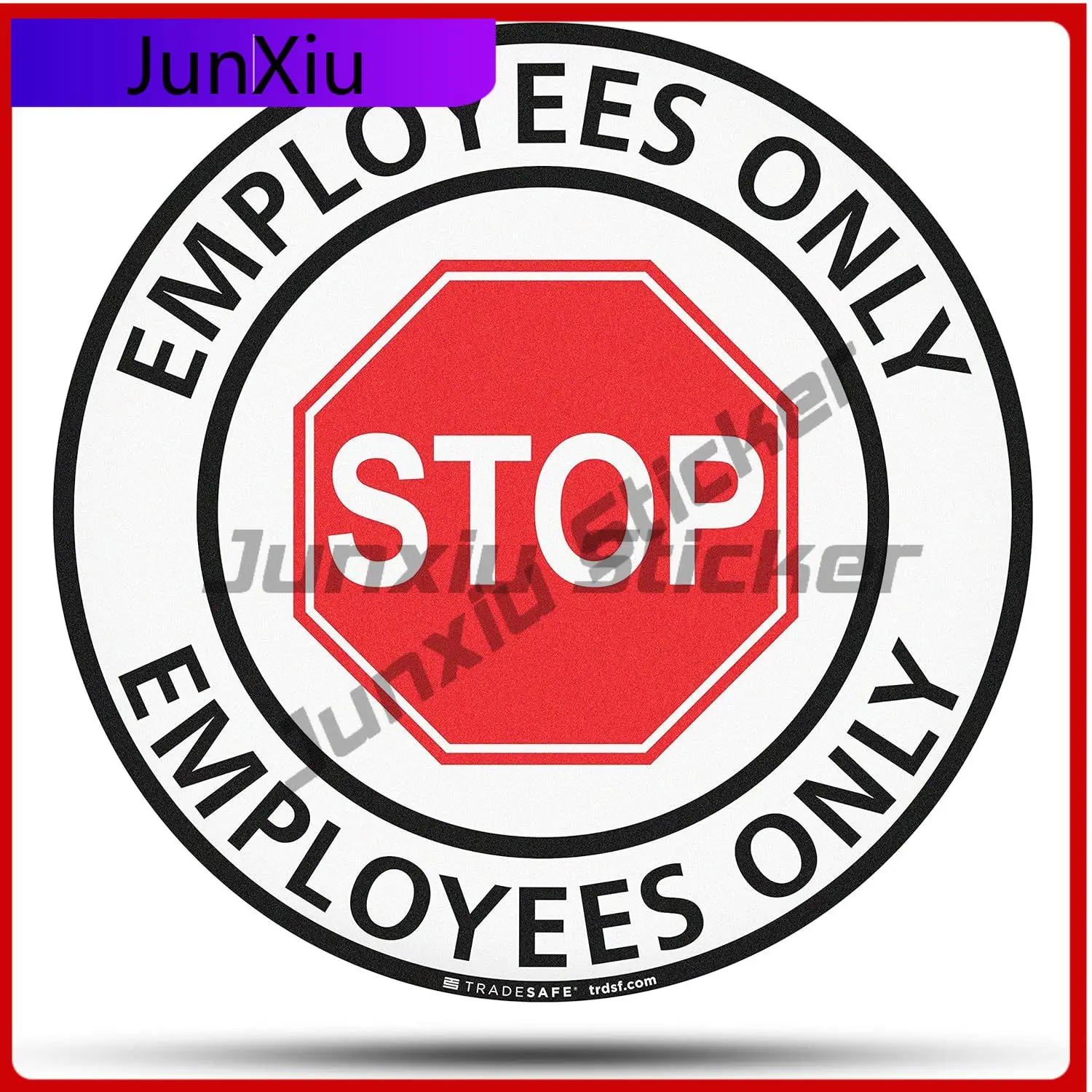 Stop Employees Only AntiSlip Cute Car Walls Camper Van Boat Waterproof Truck Boat Accessory Funny Retro Aesthetic Funny Retro
