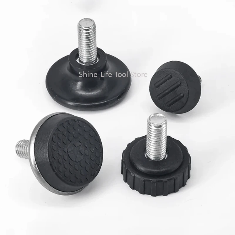 M6 M8 M10 Self-Leveling Anti-Slip Adjustable Furniture Legs Mat Screw-in Leveler Floors Table Chair Cabinet Feet Pad