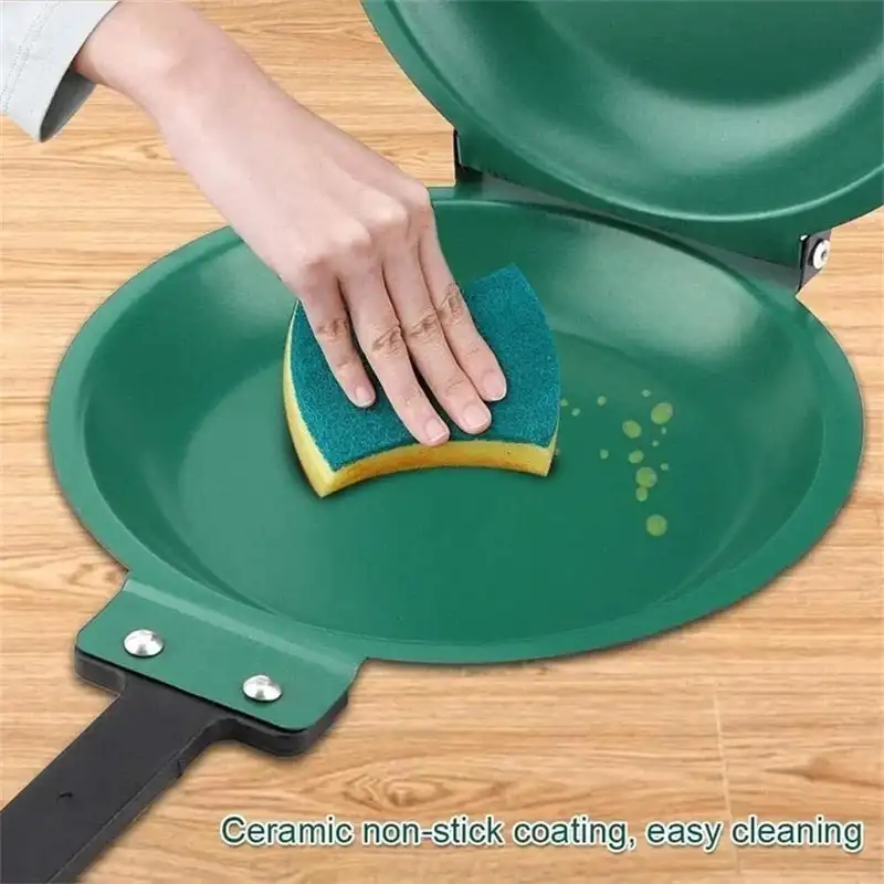 Double Sided Pancake Pan Frying Pot Non-stick Cookware for Kitchen Omelet Steak Ham Pans Kitchen Stove Utensils Cooking Pot