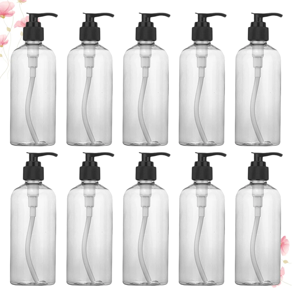 

8 Pcs Convenient Liquid Storage Subpackaging Bottle Filling Hand Soap Dispenser Press Pump Empty Bottles Home Container