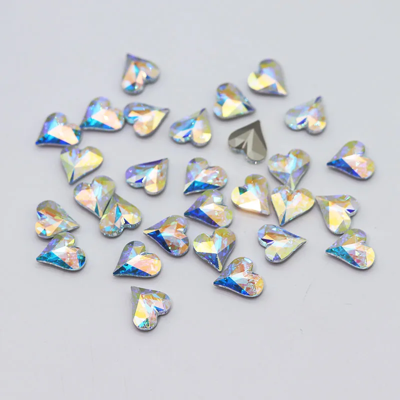 4809 Sweet Heart Fancy Stone Nail Art cristalli dall\'austria Glitter strass per collana orecchini creazione di gioielli 13x12mm