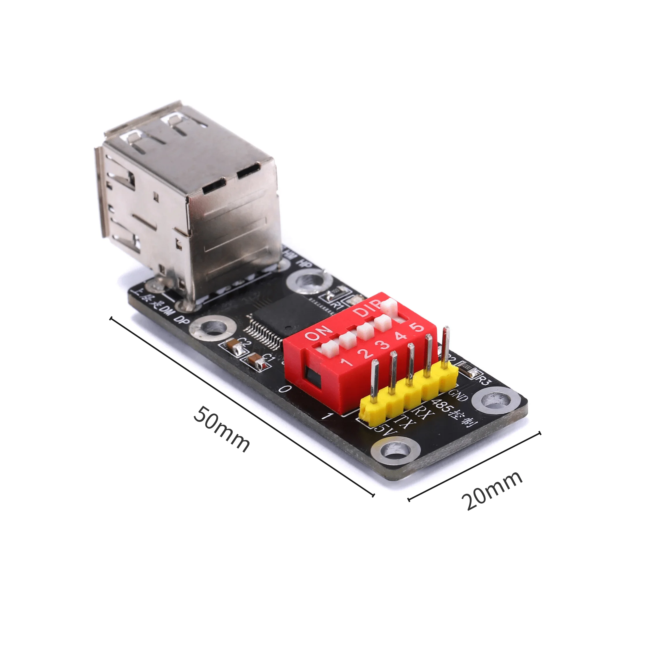 CH9350 Module hid keyboard mouse to serial port virtual keyboard scanning gun to serial port KVM