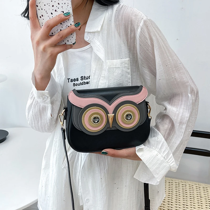 

Женская сумка с изображением совы, сумка через плечо, подарок для девочек, кошельки, сумки для женщин