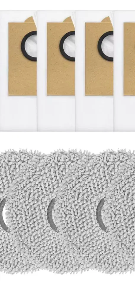 

For LEFANT For M3 / For M3 For Gen2 Robot Vacuum 4 Mop Pads 6 Bags Home Appliance Vacuum Cleaner Kit Accessories