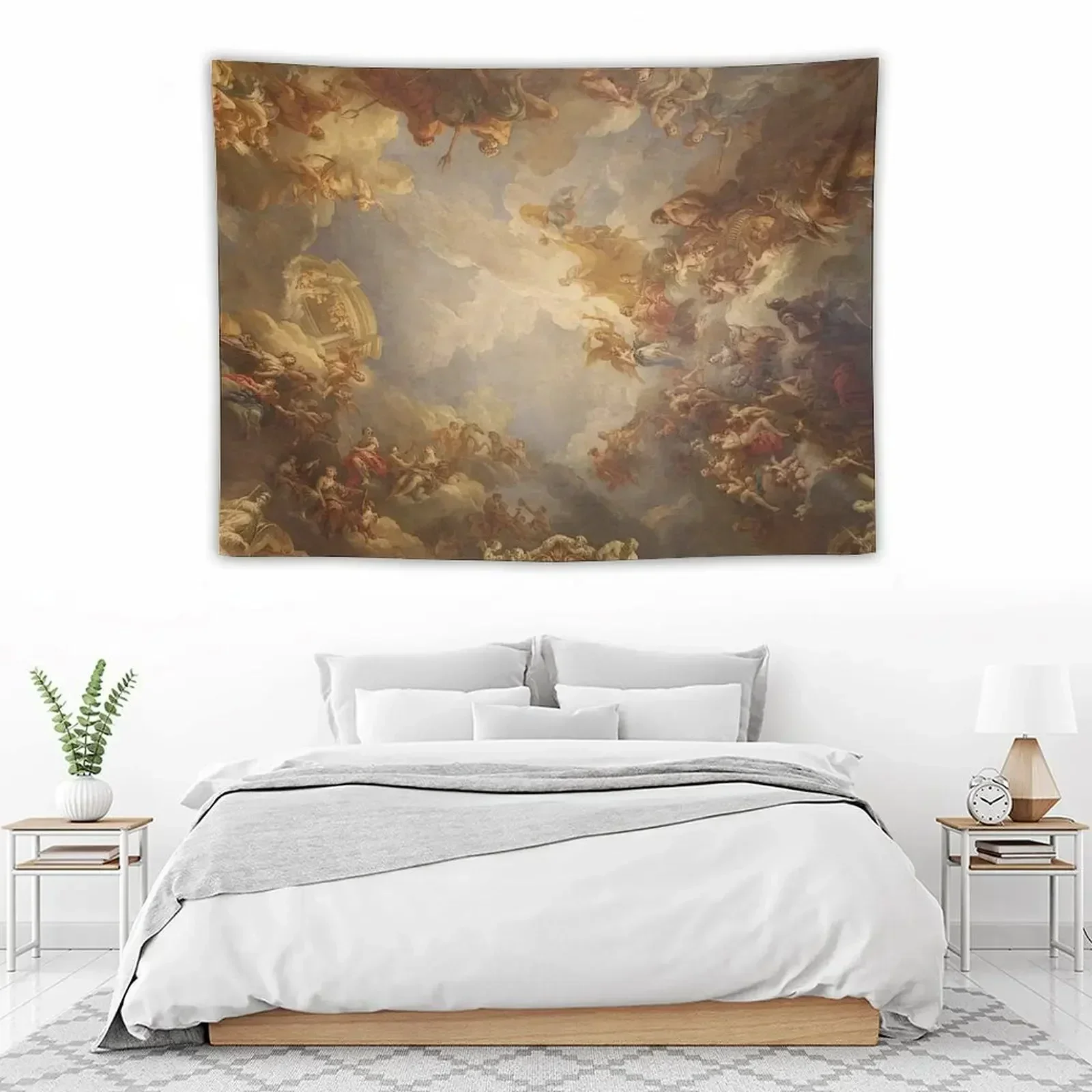 

Brown Ceiling at Versailles Renaissance Panting Tapestry For Bedroom House Decor Tapestry