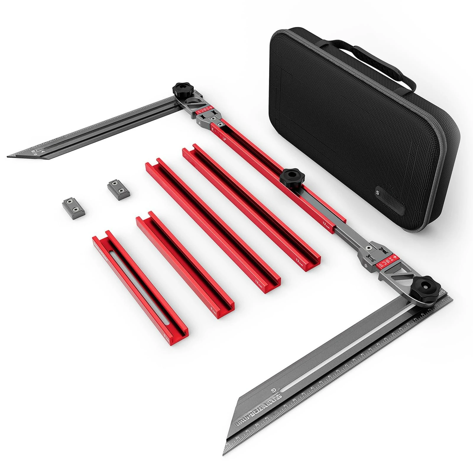 

New Aluminum Alloy Stair Ruler Multi-Functional Folding Ruler Home Tool