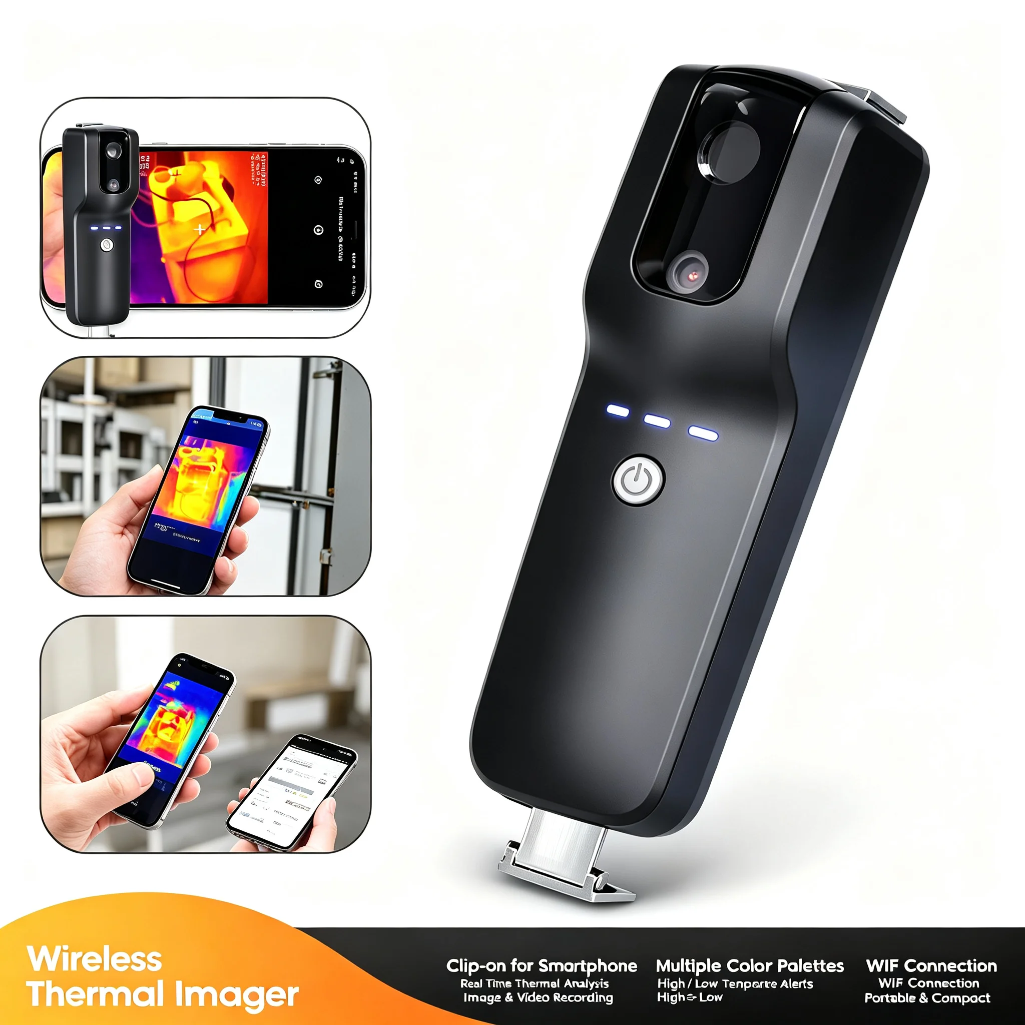 Thermal Imaging Camera 256X192 - Kablosuz Termal Görüntüleme Kamerası 256x192 WIFI