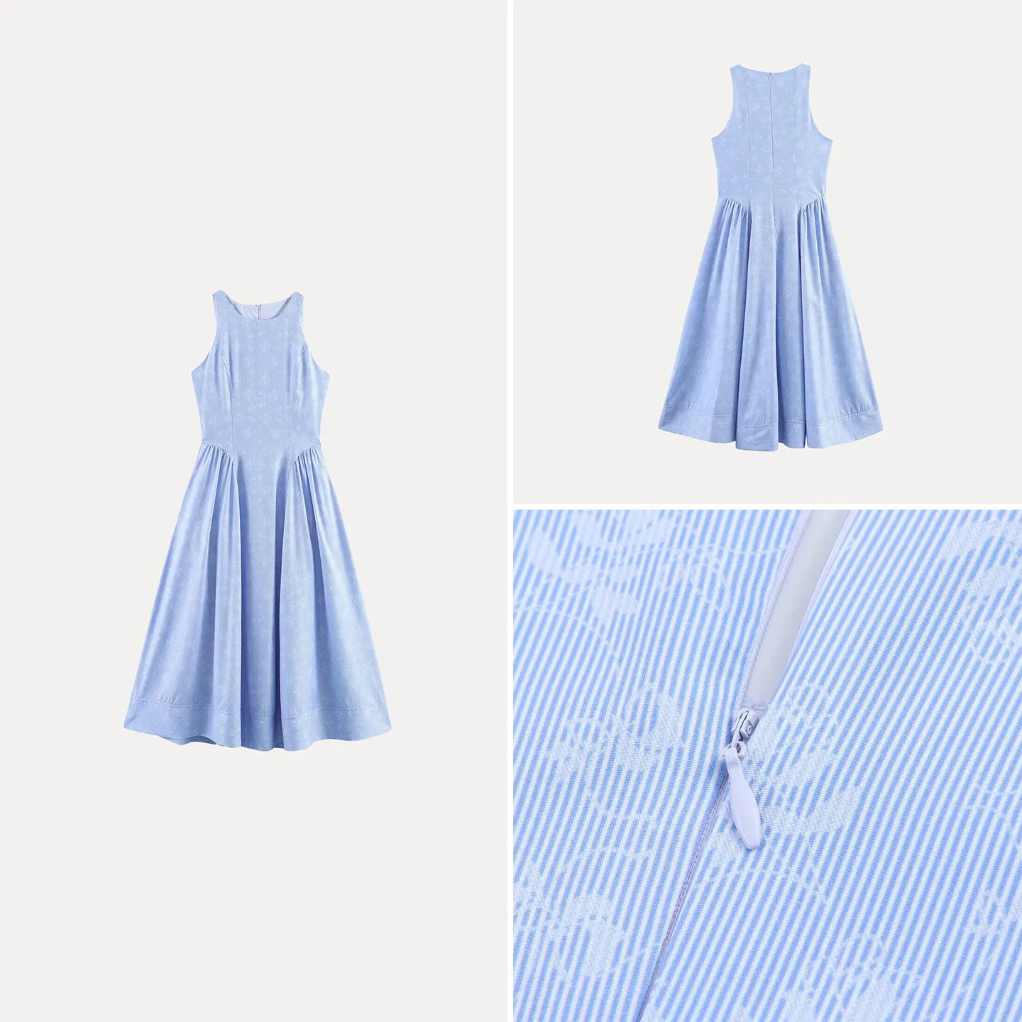 Floral Print Holiday Dress Women's Fashion 2026 Autumn Season Versatile Personalized Dark Pattern Casual Wear All-Match