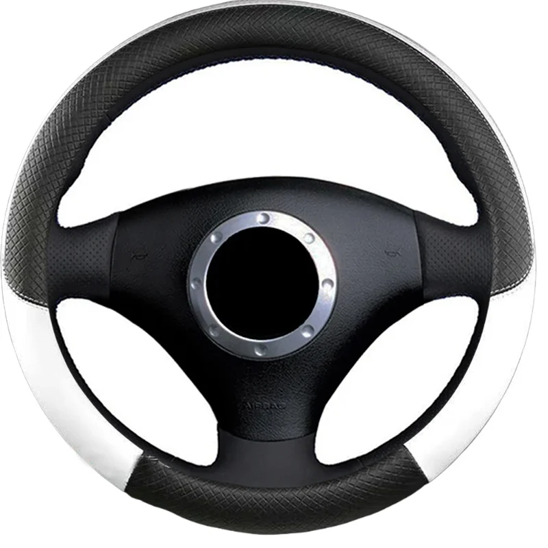 Car Steering Wheel Cover For Audi A2 8Z A3 8L Sportback A4 B6 Avant A6 C5 A8 D2 TT 8N S3 S4 RS 4 RS 6 view 2