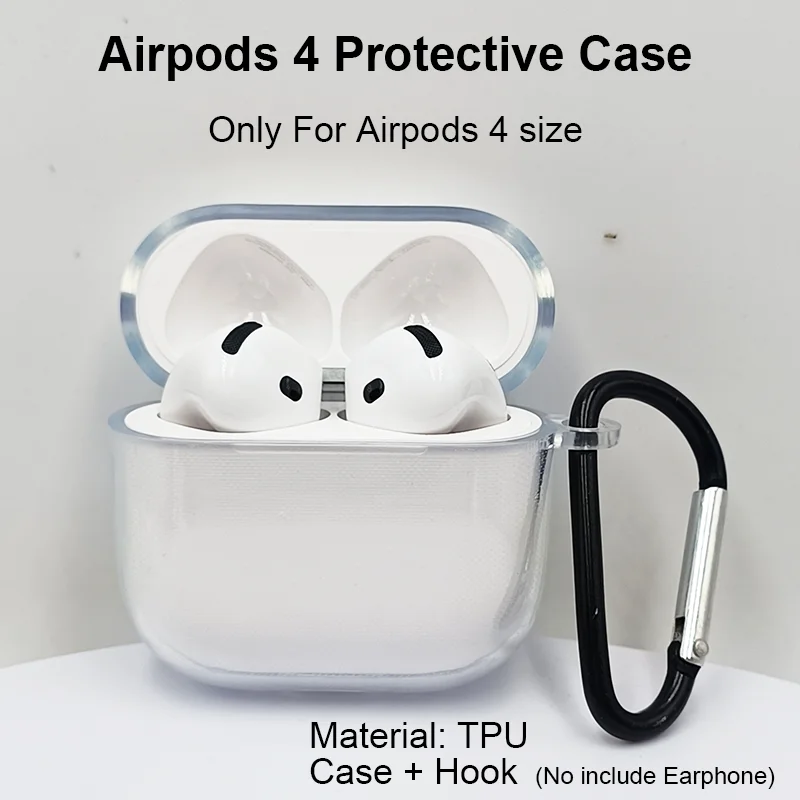 Case For Airpods 4 Protective Case For Airpods 4 Cover Case For Airpods4 Silicone Case For airpods4 TPU Case For Apple Airpods4
