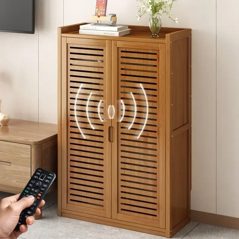 Storage Cabinet Floor-to-ceiling Living Room Wifi Optical Cat Switch Set-top Box Multimedia Weak Current Box Storage Cabinet
