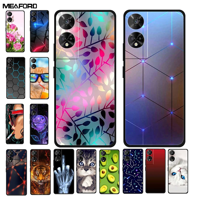Para TCL 50XE 5G funda 50SE moda silicona negro TPU suave Coque para TCL 50 SE Fundas de teléfono TCL 50 XE Fundas bolsas protectoras Etui