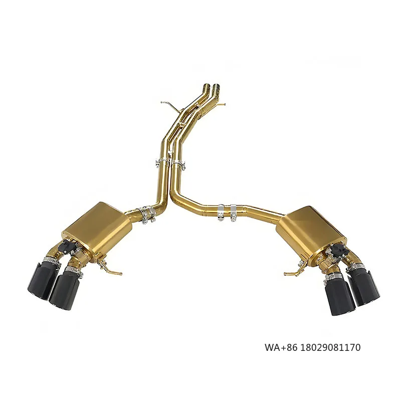 

Tuning Catback Exhaust for 3.0T 2014-2023 Auto Car Parts Titanium Muffler Valvetronic Exhaust Pipe System