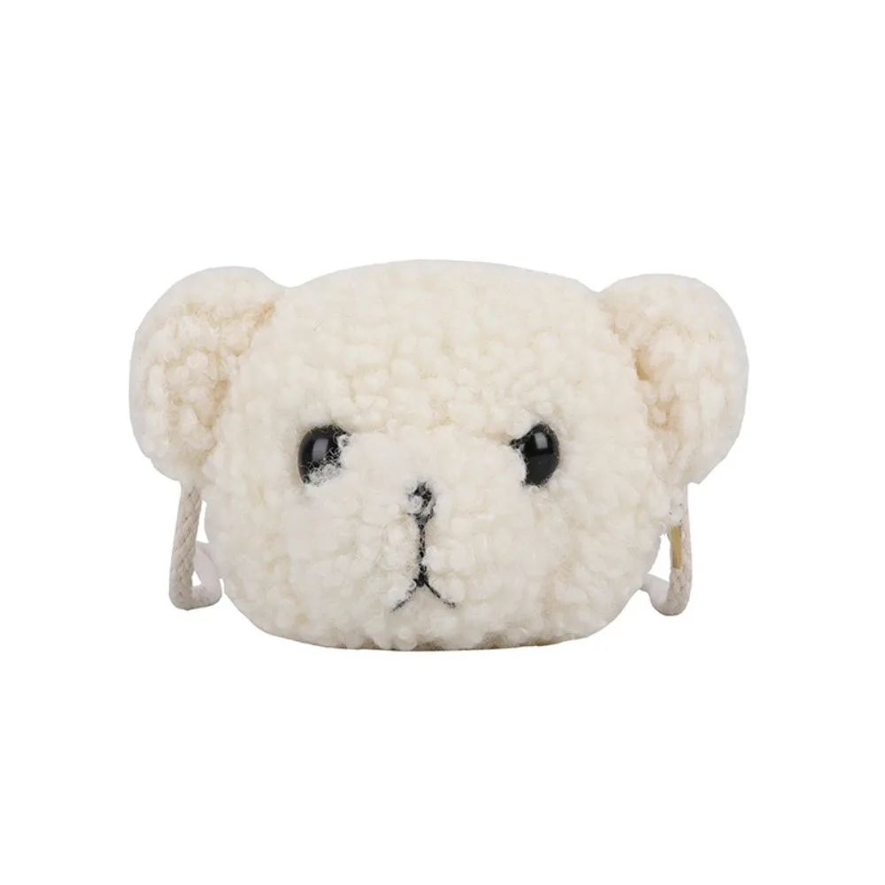 

Zipper Earphone Organizer Backpack Bags Purses Smile Bear Bag Diagonal Women Bag Bear Shoulder Bag