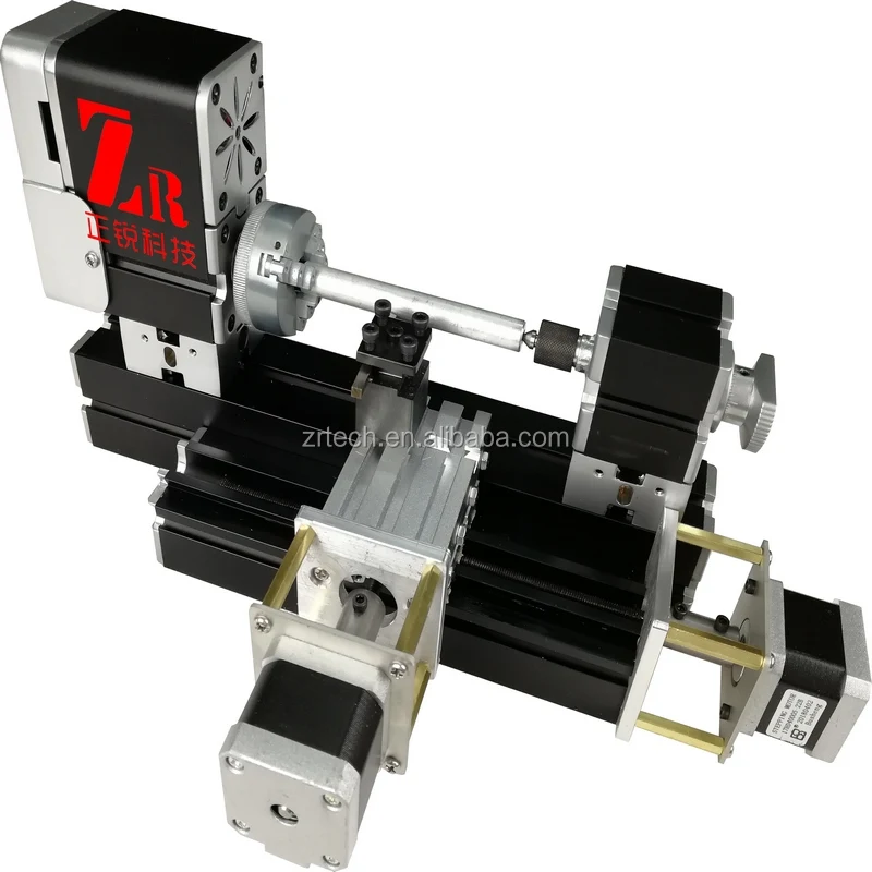 All-metal Miniature CNC Lathe for Wood Modelmaking