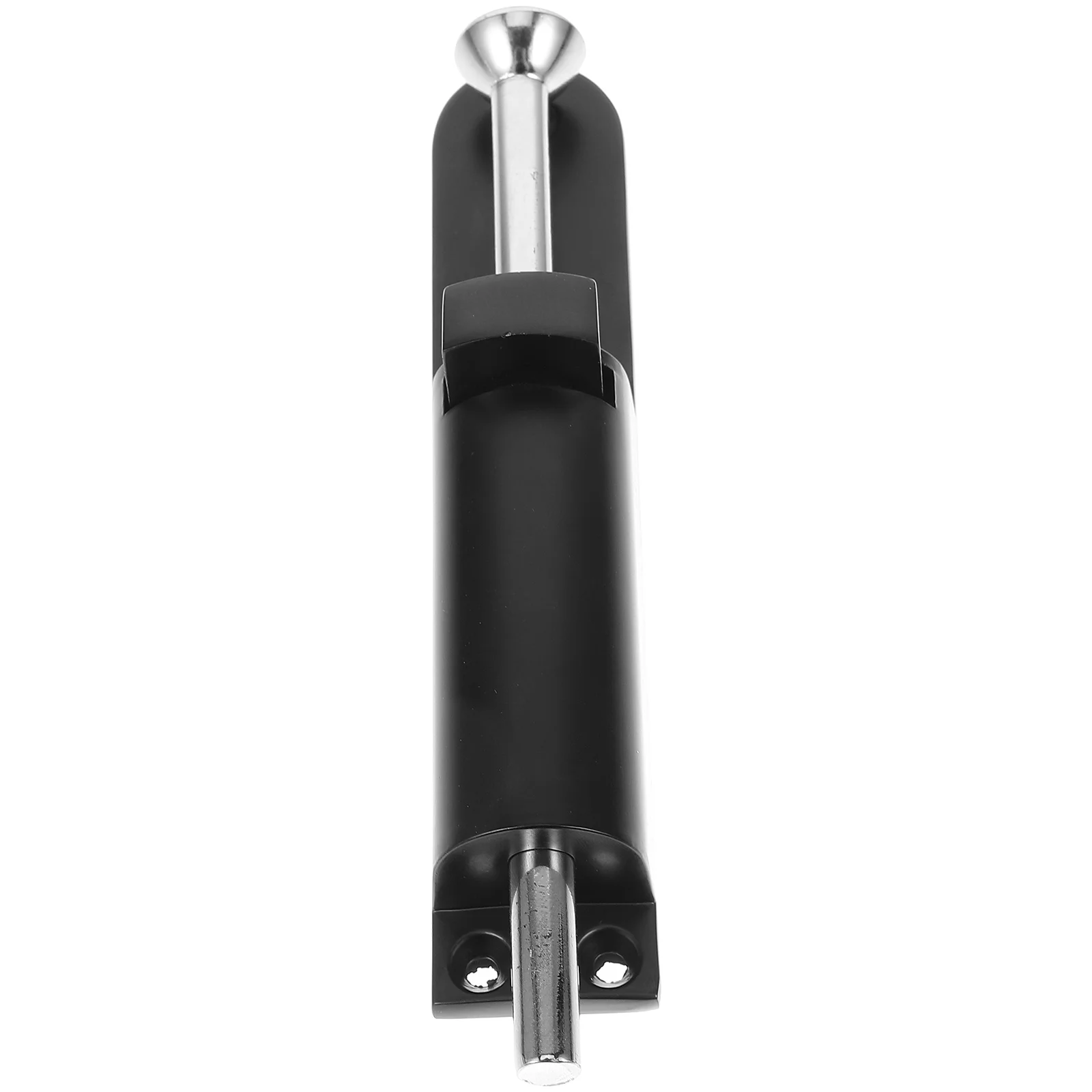 

Spring Latch Zinc Alloy Heavy Duty Black Cabinet Door Lock Hardware Fence Gate Barrel Bolt Spring Loaded DoorLatch For Wood Shed