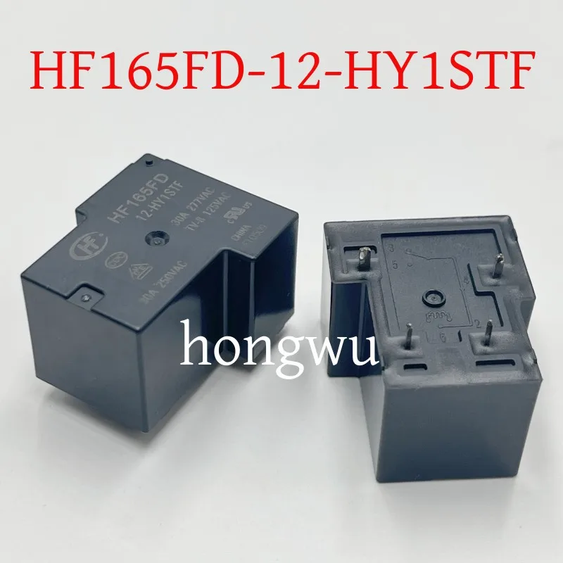 100% Original New 2PCS   HF165FD-12-HY1STF  DC12V relay 30A 4pins