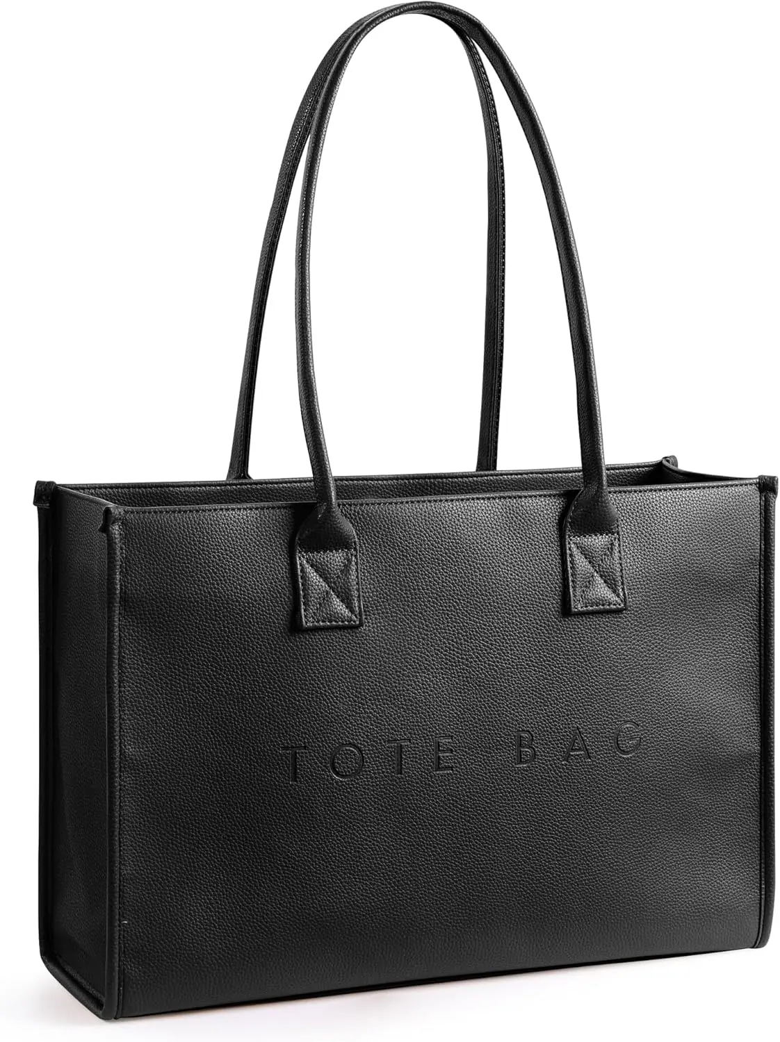 

KALIDI Oversize Pu Leather Tote Bag Large Capacity Shoulder Bag Women Weekender Bag Shopper Handbags Purses with Top Handle