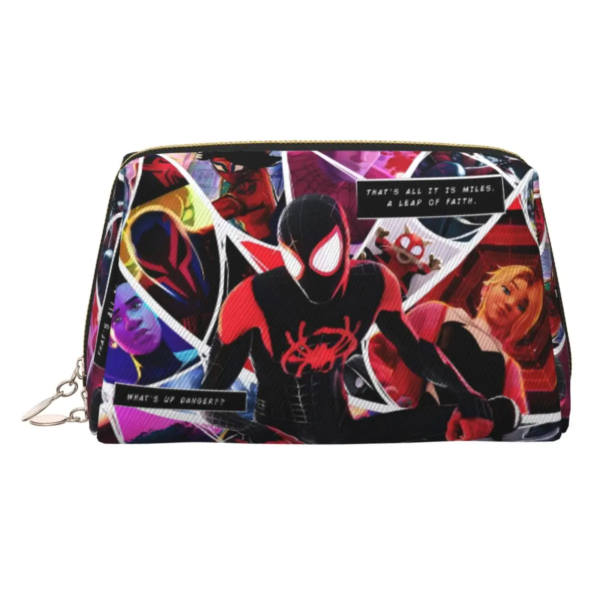 

Custom Spider Man Anime Makeup Bag Women Travel Cosmetic Organizer Cute Comic Storage Toiletry Bags